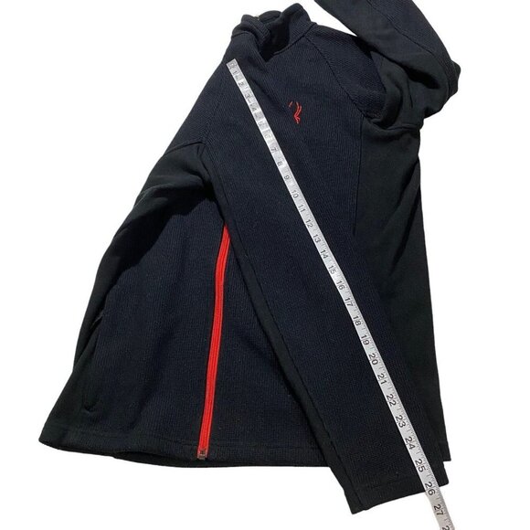 Spyder Big Boys Constant Black Red Full Zip Stryke Lined Sweater Jacket Size XL - Picture 8 of 13